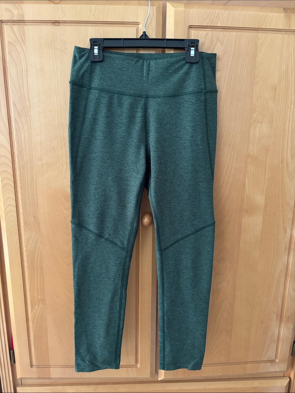Outdoor Voices Dark Green Girls' Performance Leggings
